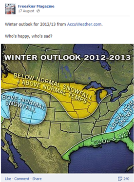 Freeskier Magazine Snow Forecast