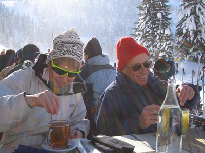 Classic Ski drink break