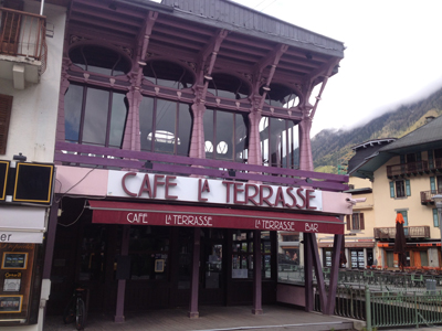 Cafe la Terrasse, Chamonix