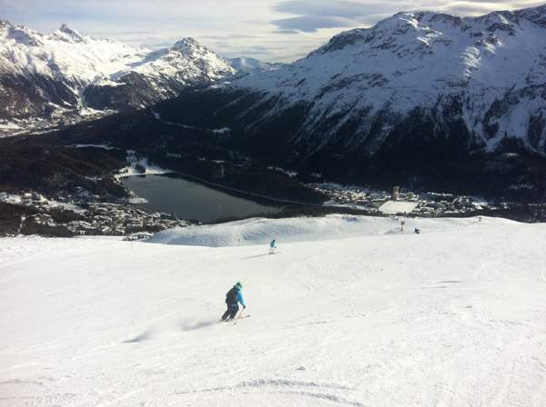 Skiing St Moritz